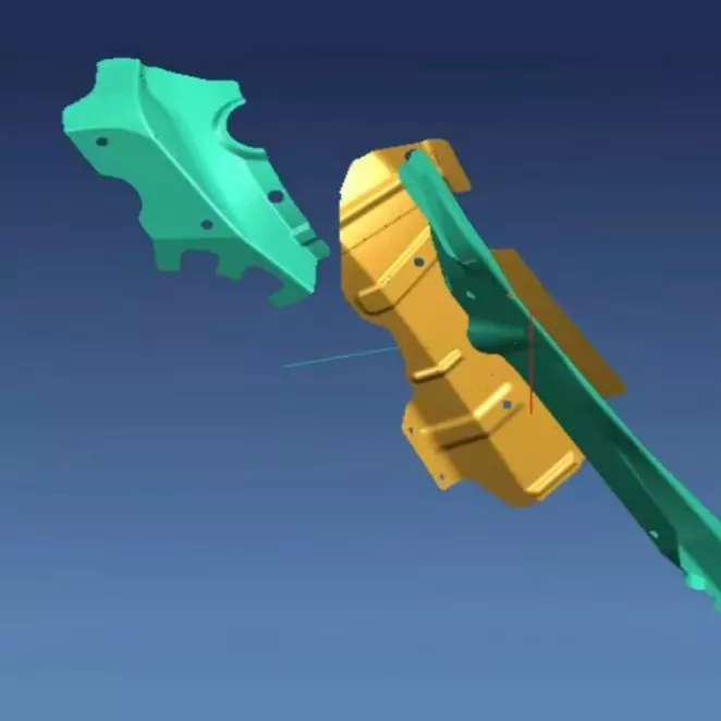 வாகன சிறிய வலுவூட்டும் தட்டு முத்திரை இறக்கிறது